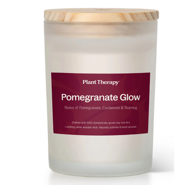 POMEGRANATE GLOW NATURALLY SCENTED CANDLE